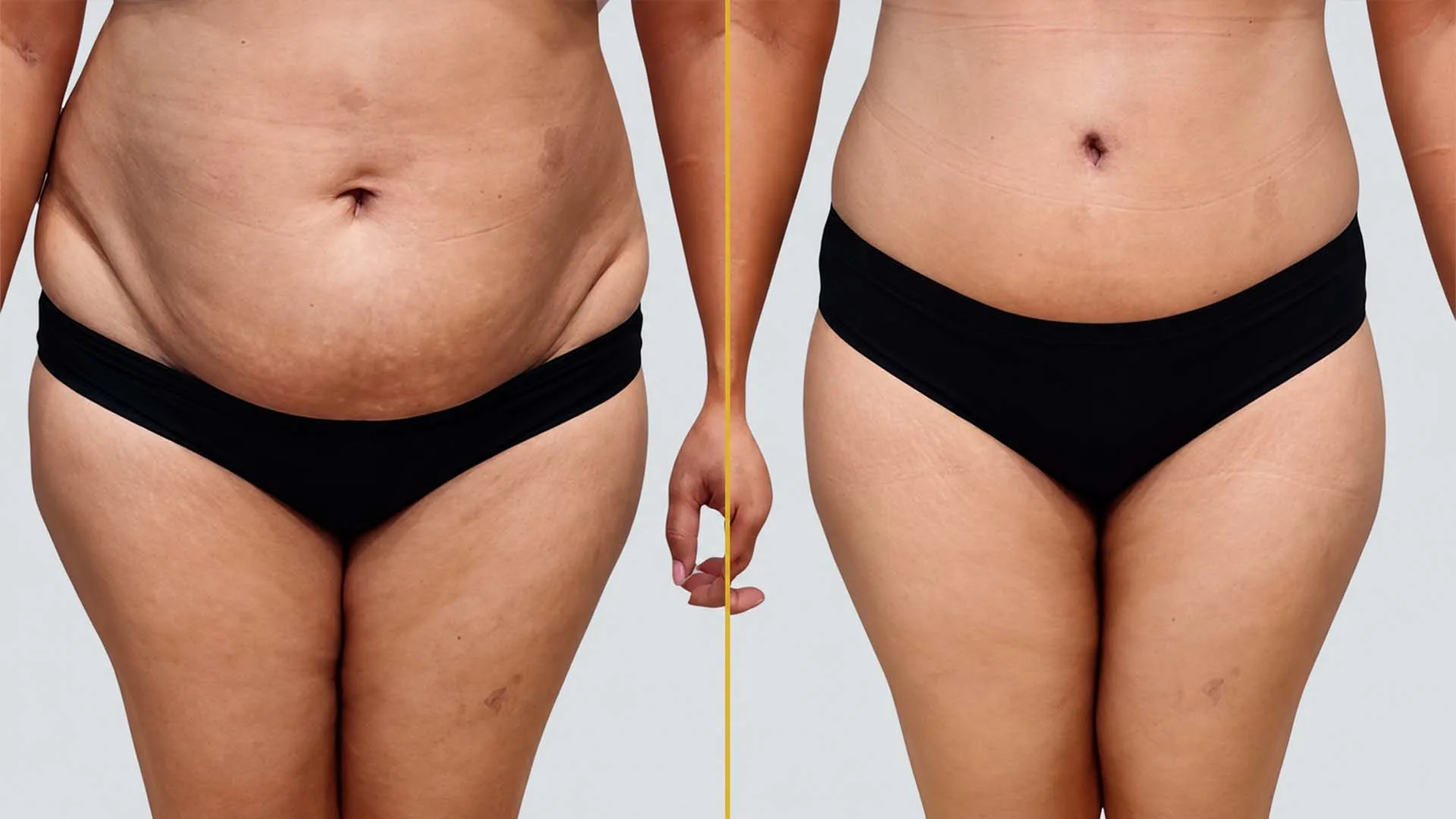 Tummy Tuck before and after result - The Hair and Shape Clinic, Mumbai