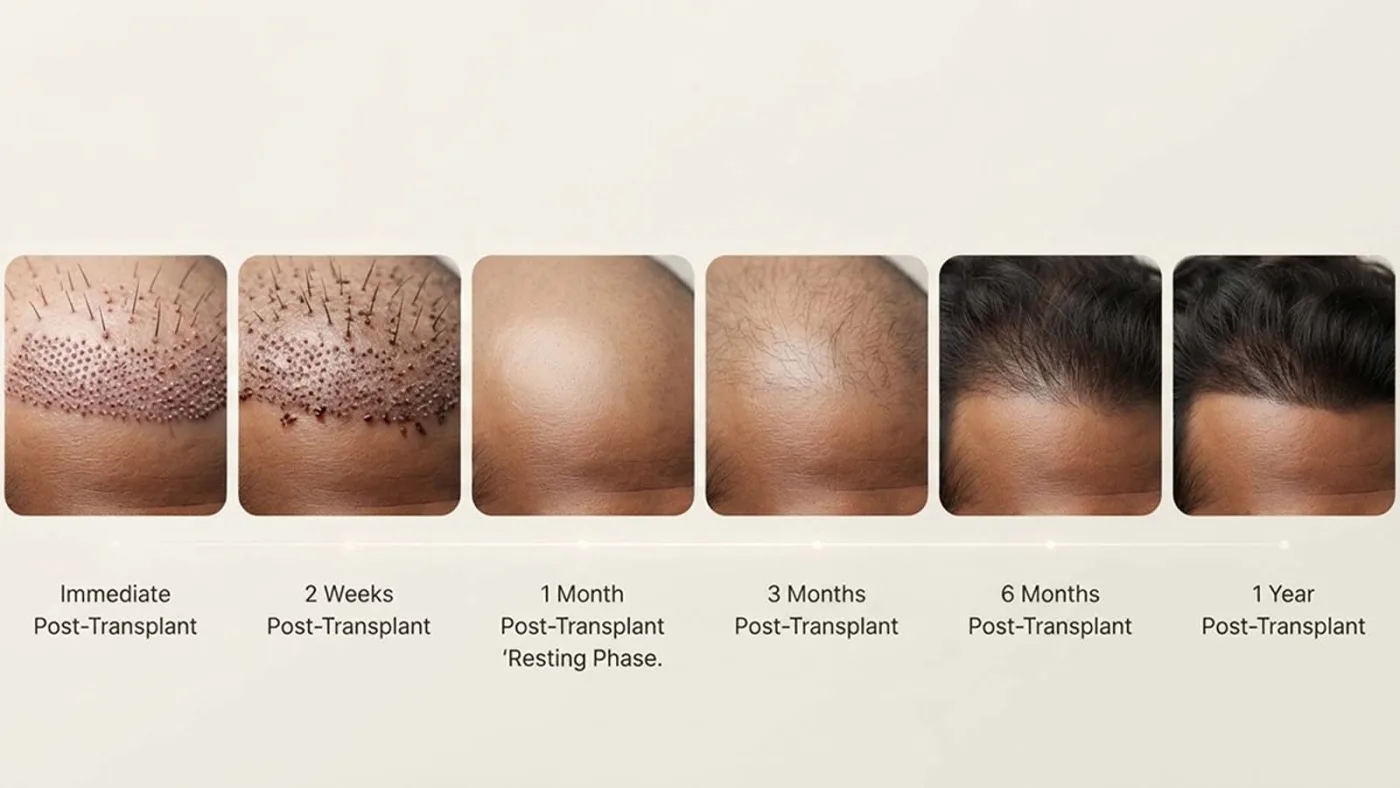 recovery after hair transplant