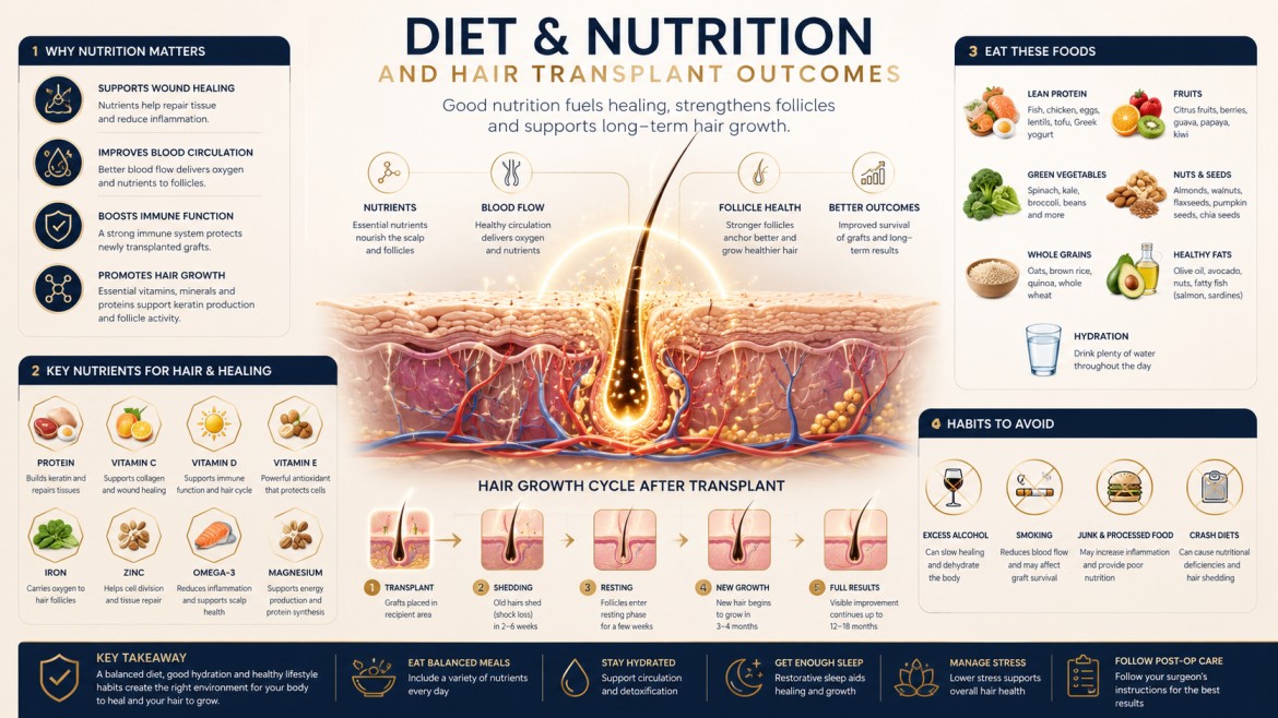 Why Nutrition Matters After a Hair Transplant