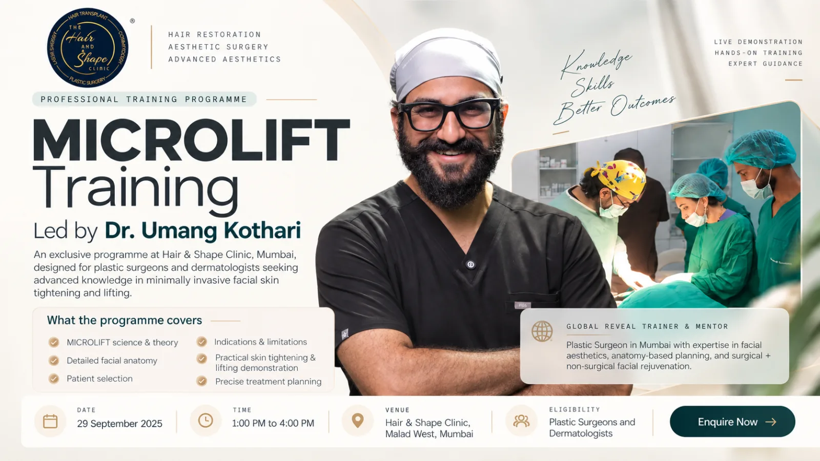 Dr Umang Kothari- REVEAL Trainer